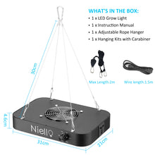 Load image into Gallery viewer, NIELLO 1200W Full Spectrum Dimming Grow Light, plant light for indoor plants, seed starting
