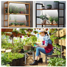 Load image into Gallery viewer, Niello  1Pack 6 Bars Grow Light Strips for Indoor Plants with Auto ON/Off Timer 6/12/18H, 5 Dimmable Levels for Shelves Plant Growing (6 Bars, 1 Pack)
