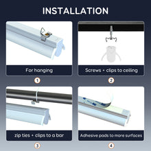 Load image into Gallery viewer, Niello 8Pack T5 plant lamp, 42cm LED grow lamp for indoor plants, 660nm/3000K/5000K with reflector/daisy chain for sowing, greenhouse, grow shelves