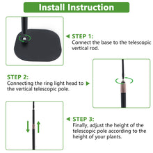 Load image into Gallery viewer, Niello 1Heads Plant Light for Indoor Plants, Desk LED Grow Lamp, Full Spectrum Grow Light, Height Adjustable, Automatic Timer with 3/9/12 Hours, Ideal for Growing Small Plants