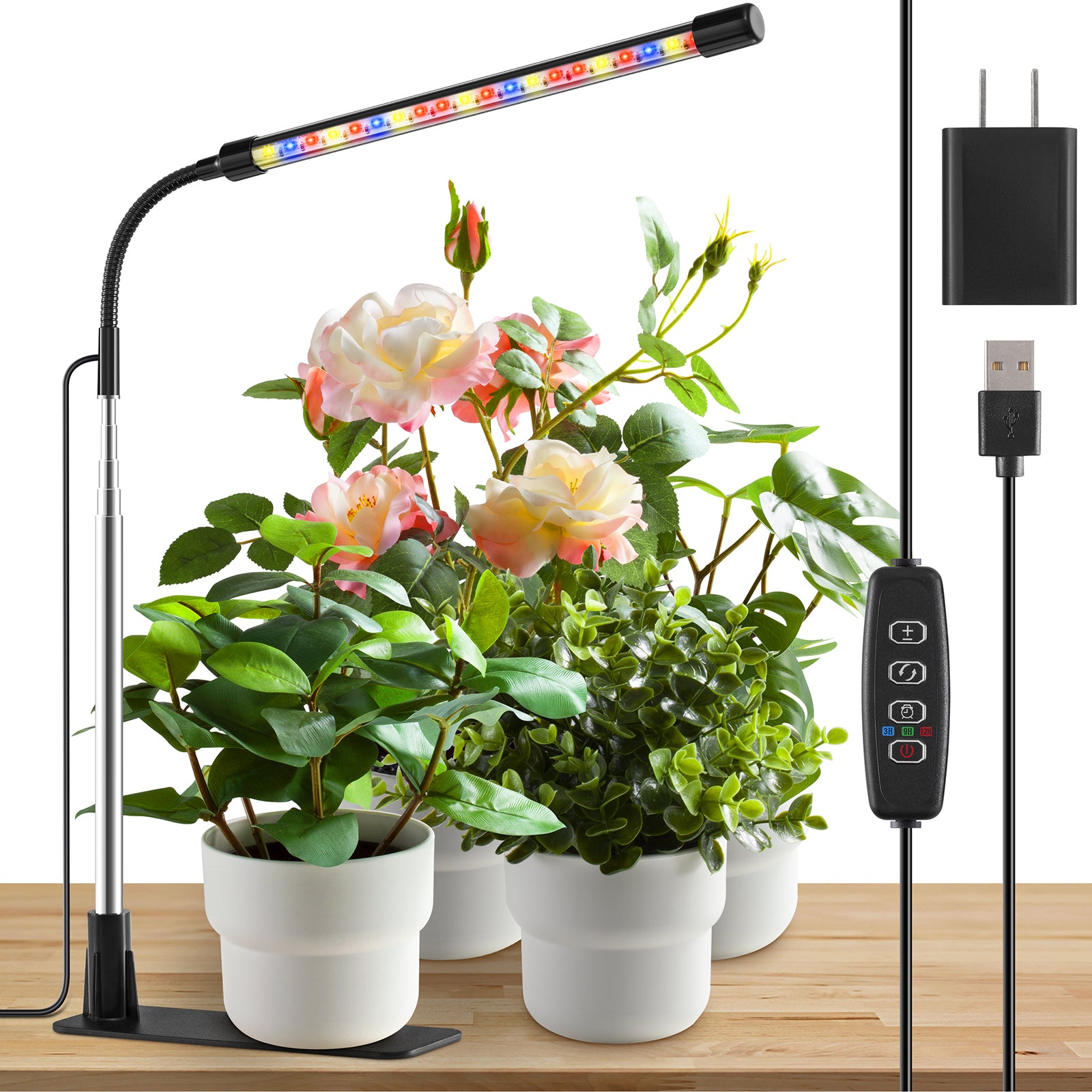 NIELLO 4-Heads White Plant Grow Light – Niello Shop