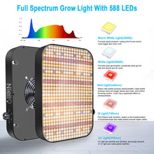 Load image into Gallery viewer, NIELLO B-LZB600 Full Spectrum Dimming Grow Light