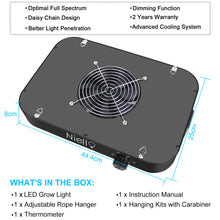 Load image into Gallery viewer, NIELLO B-LZB600 Full Spectrum Dimming Grow Light