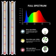 Load image into Gallery viewer, NIELLO 2Pack 42cm T5 Full Spectrum Grow Light (2 packs), Plant light for indoor plants, Grow lamp for seed starting.