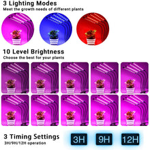 Load image into Gallery viewer, NIELLO 4-Heads Full Spectrum Plant Grow Light, Plant Light for Indoor Plants. Grow Lamp for Seed Starting