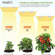 Load image into Gallery viewer, NIELLO L-QB2 Sunlike Full Spectrum Grow Light, Coverage 120*120cm, Plant Light for Indoor Plants. Grow Lamp for Seed Starting