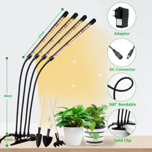 Load image into Gallery viewer, NIELLO 4-Heads Full Spectrum Plant Grow Light (Warm White)