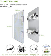 Load image into Gallery viewer, NIELLO L-QB2 Sunlike Full Spectrum Grow Light, Coverage 120*120cm, Plant Light for Indoor Plants. Grow Lamp for Seed Starting