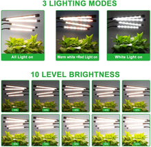 Load image into Gallery viewer, NIELLO 4-Heads Full Spectrum Plant Grow Light (Warm White)