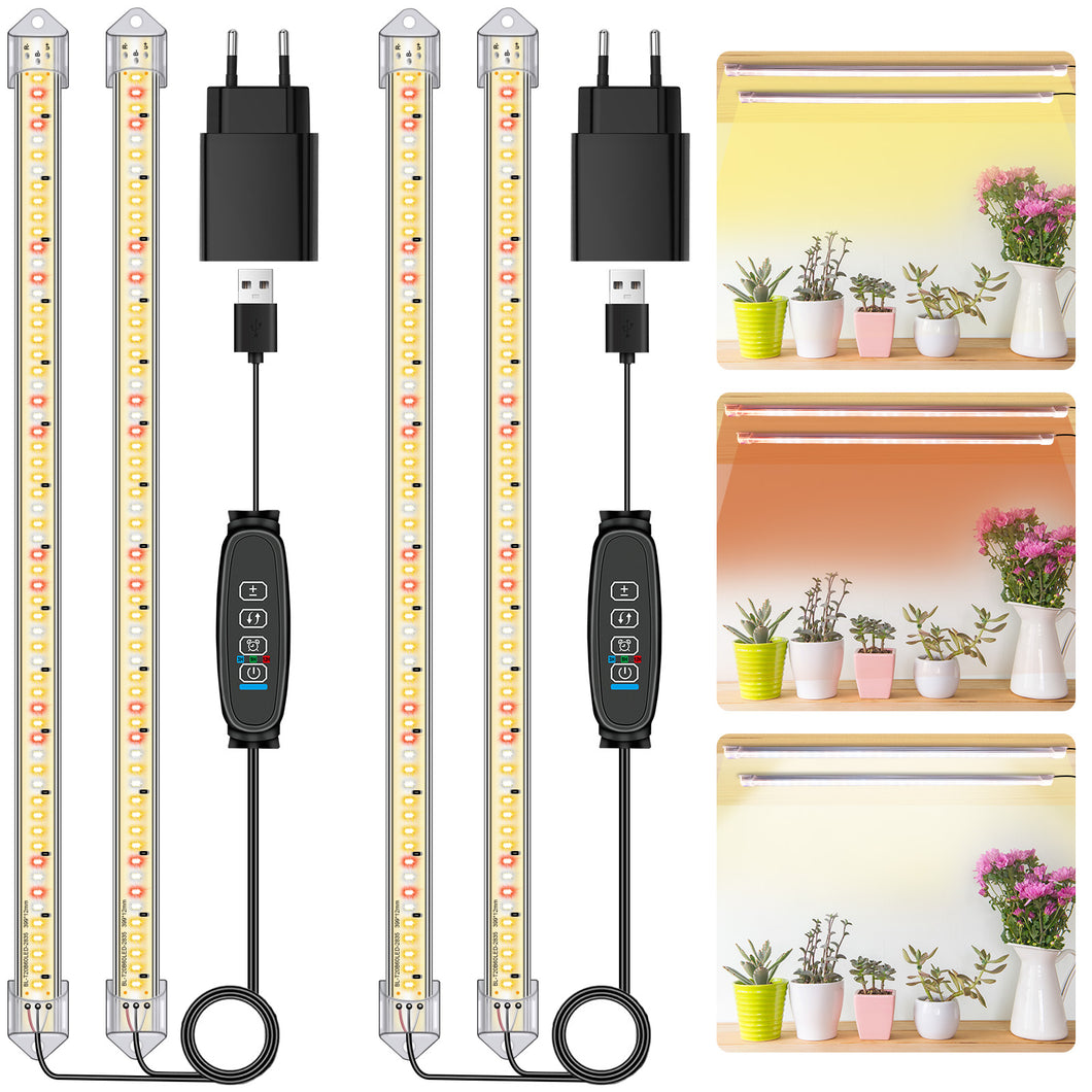 COKOLILA 2 piezas Lámpara de cultivo, 160 LEDs luz de espectro completo COKOLILA 2 piezas Lámpara de cultivo, 160 LEDs luz de espectro completo