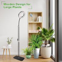 Load image into Gallery viewer, 1 Head Grow Lights for Indoor Plants with Stand, 3 Color Modes Plant Light with Timer 3/9/16H, 5 Dimmable Levels, 58cm~170cm Adjustable Height for Large Plants
