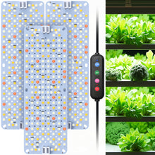 Load image into Gallery viewer, 3 Pack Full Spectrum Grow Lights, 24W Plant Grow Lights for Indoor Plants with Daisy Chain Function, Sunlike Spectrum, 384 LEDs and 4/8/12/16/20H Timer for Seed Starting
