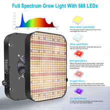 Load image into Gallery viewer, NIELLO B-LZB600 Full Spectrum Dimming Grow Light
